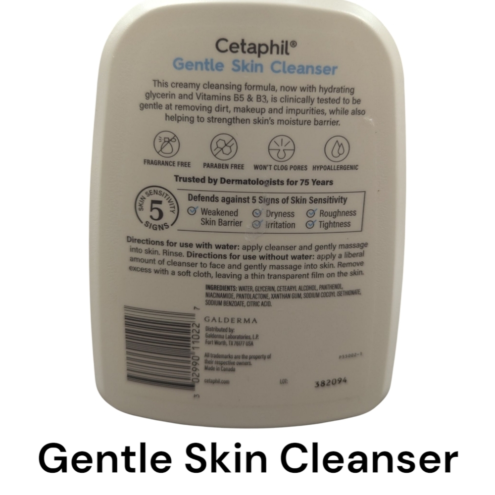 Cetaphil | Gentle Skin Cleanser | Dry To Normal, Sensitive Skin| 16 fl. oz. - Picture 2 of 2
